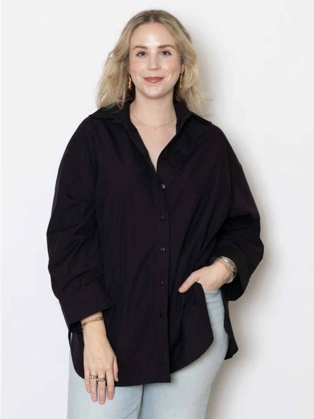 SBJ Austin Womenโsโ Emma Top in Black One Size